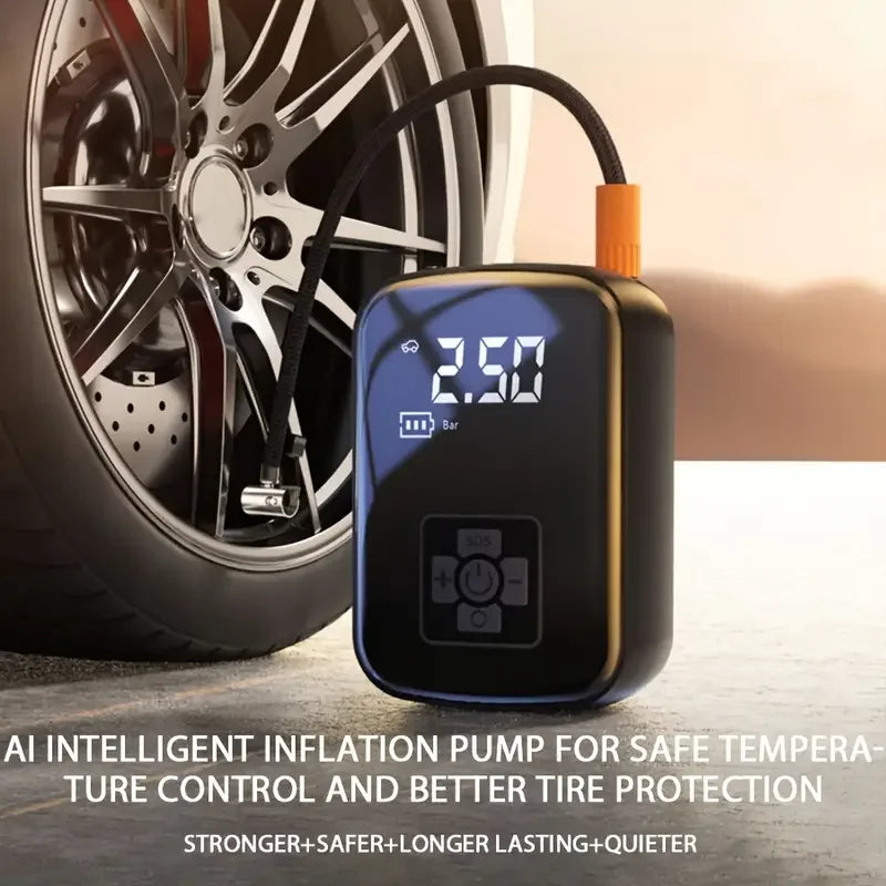 1pc Wireless Car Air Compressor Air Pump Electric Tire Inflator Pump for Motorcycle Bicycle Boat AUTO Tyre Balls Inflatable